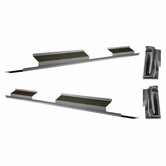 Slip-On Rocker Panel & Cab Corner Kit. Fits 04-08 Ford F150 Pickup Truck Crew Cab
