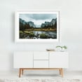 thumbnail image 2 of Autumnal Valley View - Yosemite - Wawona California Photography Landscape Nature Mountain Autumn Scenic Forest Wilderness White Framed Wall Art Print 5 x 7 inches, 2 of 3