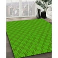 thumbnail image 3 of Ahgly Company Machine Washable Indoor Round Transitional Lime Green Area Rugs, 8' Round, 3 of 7