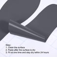 thumbnail image 4 of Unique Bargains Durable Footprint Sticker Shoes Floor Decal Sign Dark Gray 11x4.3", 4 of 6