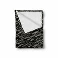 thumbnail image 2 of Rain Soft Flannel Fleece Throw Blanket, Brush Stroke Style Raindrops Pattern on Dark Background Print, Cozy Plush for Indoor and Outdoor Use, 70" x 90", Charcoal Grey Eggshell, by Ambesonne, 2 of 6