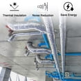 thumbnail image 5 of Unique Bargains 118mil 16.36sqft Heat Sound Deadening Mat Thermal and Acoustic Insulation House Factory Farm Water Pipe, 5 of 6