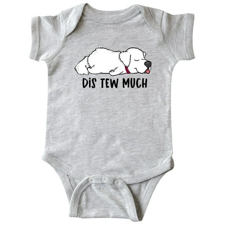 

Inktastic Napping Dis Tew Much Great Pyrenees Gift Baby Boy or Baby Girl Bodysuit