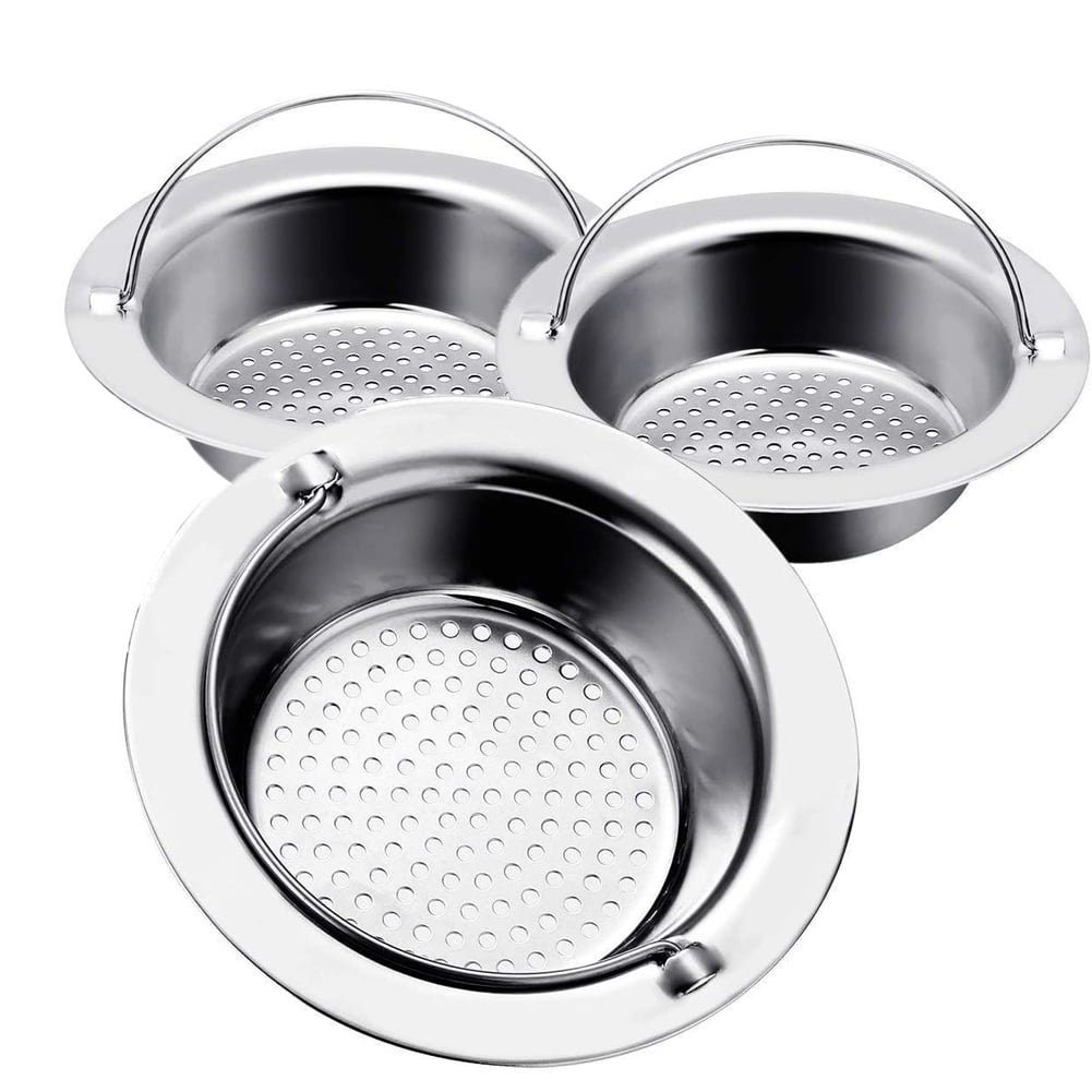 Kitchen Metal Sewer Sink Strainer Drain Waste Anti-clog Handled Filter Acces Details about   FE 