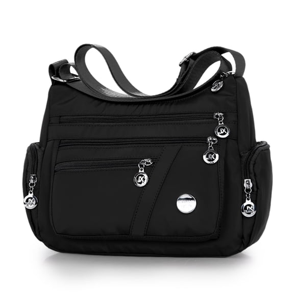 KXF Nylon Crossbody Bags for Women Waterproof Shoulder Bag Ladies Multi Pocket Tote Handbag Travel Messenger Bag