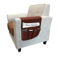 thumbnail image 5 of Laklulu Sofá reposabrazos asiento bolsa colgante perezoso mesita de noche bolsa de almacenamiento, 5 of 5