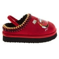 thumbnail image 3 of Disney Cars Snow Slippers Lightning Mcqueen Boots Faux Fur Winter Mules Cozy Warm House Shoes (Toddler Little Kids), Red, Size: 7 8, 3 of 6