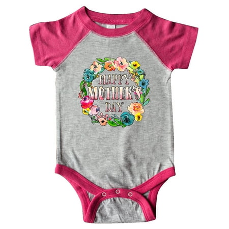 

Inktastic Happy Mother s Day- flowers Gift Baby Boy or Baby Girl Bodysuit