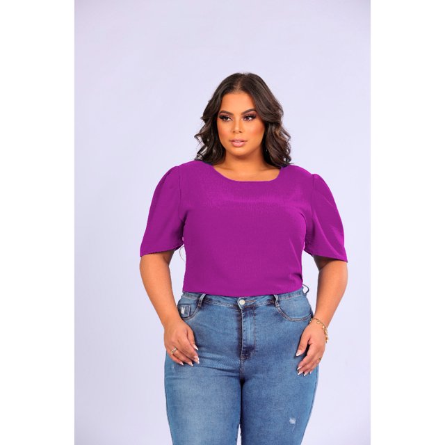 Blusa Blusa Tallas Grandes Manga Princesa Bufante Suelta Mujer Deng Xun unisex