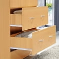 thumbnail image 6 of Hodedah 2 Door Armoire with 2 Drawers and Clothing Rod in Beech, 6 of 6