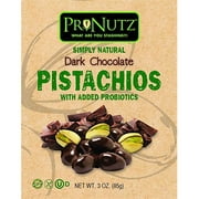 Pronutz 784672903431 Dark Chocolate Covered Pistachios with Added Probiotics
