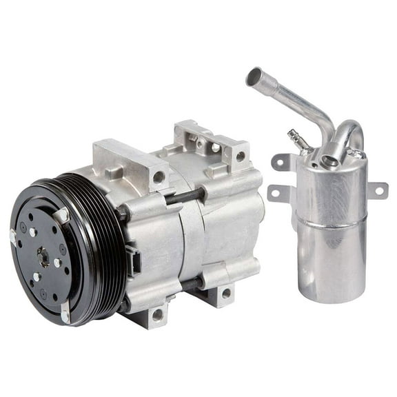 For Ford Focus 2004 AC Compressor w/ A/C Drier - BuyAutoParts