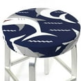 thumbnail image 3 of Fotbe Angry Shark Stool Covers Round,Waterproof Round Bar Stool Covers Bar Chair Covers Washable Stool Cushion Slipcover for 12-14 Inch Chair-13 inch, 3 of 7