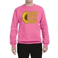 thumbnail image 2 of Wild Bobby, I'm Sunshine Mixed With A Little Hurricane , Inspirational/Christian, Unisex Crewneck Graphic Sweatshirt, Neon Pink, XX-Large, 2 of 5