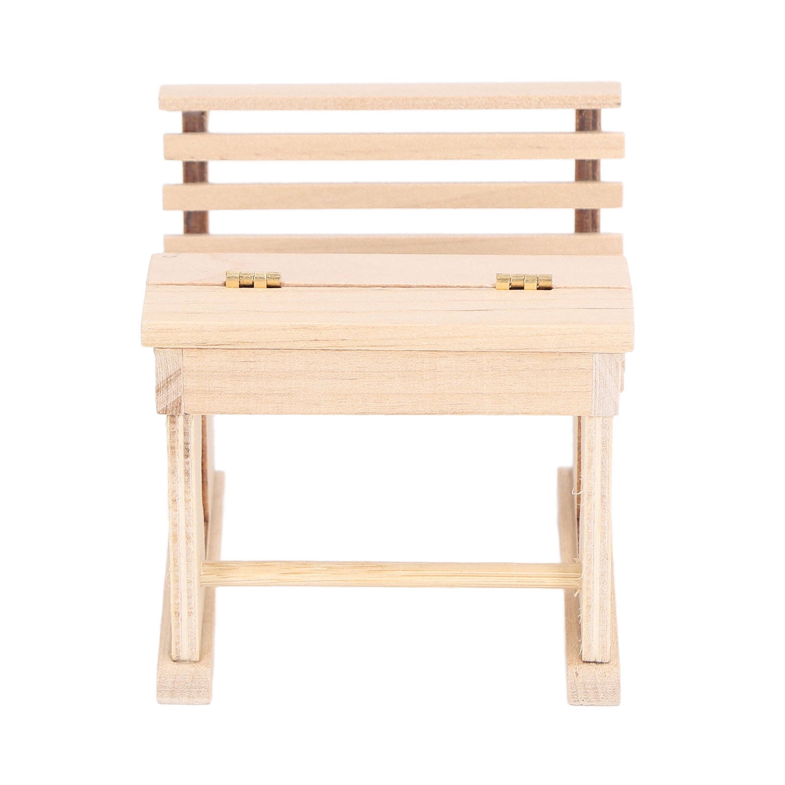 Dollhouse Classroom Decoration Miniature School Desk Birch Lightweight 1 12 Simulation For Child Room