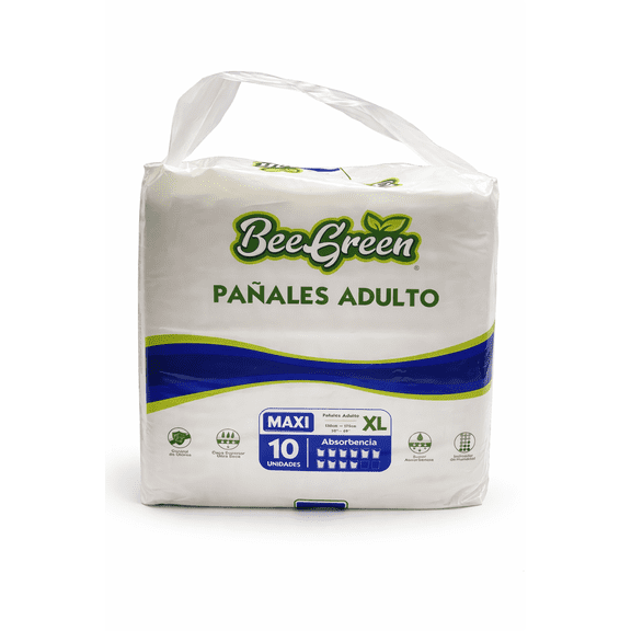 Pañales Para Adulto Absorbentes Y Cómodos Maxi XL - Beegreen