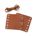 thumbnail image 2 of Colaxi 2 Pieces Generic Handlebar Covers Parts Easy Installation Decor PU Leather Brake Clutch Covers for Electric Moped Riding Brown, 2 of 8