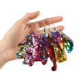 thumbnail image 4 of 20 Pieces Reversible Mermaid Sequin Keychain Glitter Flip Sequin Keychains Animal Shape Sequin Key Chains for Kids Party Events Gift Birthday Party Su, 4 of 4