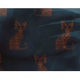 thumbnail image 4 of oneOone Georgette Viscose Fabric Cat Ikat Decor Fabric Printed BTY 42 Inch Wide, 4 of 4