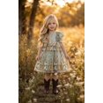 thumbnail image 4 of 2Bunnies Girls' 2T-6yr Floral Embroidered Tulle Strap Flutter Sleeve Girl Dress, 4 of 6