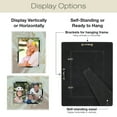thumbnail image 3 of Excello Global Products EGP-HD-0199 Decorative Picture Frame, Silver Accents Border Picture Frame, Holds 5" X 7" Picture, Tabletop and Wall Picture Frames, Green, 10" X 7", 3 of 5