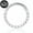 2#, variant on G23 Titanium Nose Ring Hoop Clicker CZ Zirconia Earring Helix Tragus Piercing-16G 8mm-2#