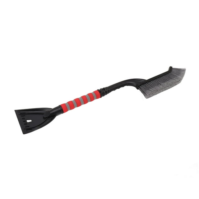 Ice Scraper, Ergonomic Foam Grip Snow Brush Non Slip For Cars Gray Red,Yellow Black