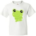 thumbnail image 3 of Inktastic Cute Frog, Little Frog, Baby Frog, Green Frog Youth T-Shirt, 3 of 5