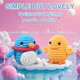 thumbnail image 2 of Crochet Kit for Beginners, 2-in-1 Duck & Penguin Amigurumi DIY Craft with Soft Yarn & HD Video Guides, 2 of 8