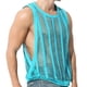 thumbnail image 3 of Camiseta sin mangas de rejilla para hombre Camisetas sin mangas transparentes, 3 of 3