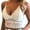 152-White, variant on Underwear for Women, Women Plus Size Vest Crop Wireless Bra Sleepwear V-Neck Underwear Camisole Black S
