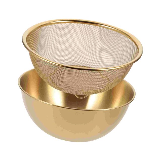 Abbracc Kitchen Fruit Drainage Basket Double Layer Multipurpose Kitchen Strainer Drainer