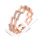 thumbnail image 4 of Anillo Estilo Hueco para Mujer Joyeria Brillante Anillo Abierto de Moda Anillo de Promesa de Moda, 4 of 5