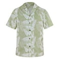 thumbnail image 1 of American Trends Hawaiian Shirt for Men Short Sleeve Button Down Shirts Beach Shirts for Men Palm Leaf Green XL, 1 of 7