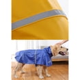 thumbnail image 5 of Large Dog Raincoat Adjustable Pet Water Proof Clothes Lightweight Rain Jacket Poncho Hoodies with Strip Reflective(S,Blue), 5 of 9