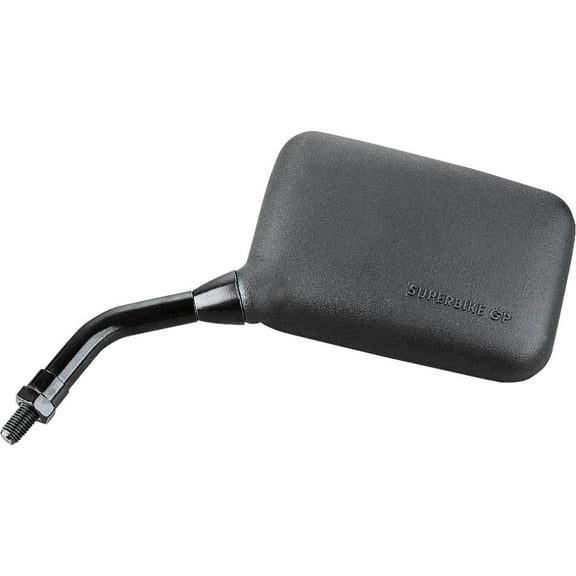 BikeMaster Superbike AX Mirror, Right - 10mm - Black