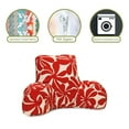 thumbnail image 2 of Oreiller de Lecture de Plantation Rouge, 2 of 5