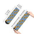 thumbnail image 4 of Pofeuu Sunflowers Print 30cm Socks, Adult Running Hiking Socks for Youth and Adult, 4 of 7