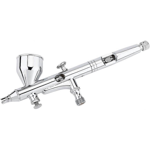 Airbrush Kit, Dual Action Airbrush Kit 0.2mm/0.3mm/0.5mm Needle Art Spray Gun for Cake/Nail/Model