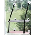 thumbnail image 3 of Double Layer Cat Window Perch, 360 Degree Full View Cat Window Bed, 33lbs Weight Limit, Wool and Mesh Pad, Easy Installation, Rest and Lounge for Indoor Cats, Sturdy Suction Cups,, 3 of 7