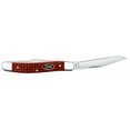 thumbnail image 4 of Case Knives Dark Red Burlap Micarta - Sm Medium Stockman, 4 of 4