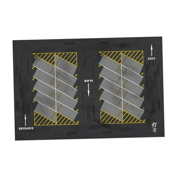 1/64 Scale Parking Lot Model Car Diecast Garage Scene Display