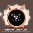 thumbnail image 3 of Niños Con Luz Led Temporizador Temperatura Fecha Kid Sleep Cute Dinosaur Despertador Monstrate HA043089-02, 3 of 6