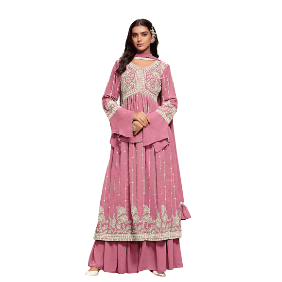Custom Made Wedding Special Kurtis Pant Dupatta Straight Women Designer Indian Kurta Palazzo
