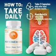 Phytomem One Advanced Brain Support Formula Supplement PhytomemOne 180 Capsules