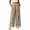 #05 Khaki 【Mix, Match & Rotate: Stock Up on Daily Colors】, variant on Women's Cotton Linen Loose Fit Pants for Women with Pockets, Mid Elastic Waist Straight Leg, Casual Soft Lightweight, Business Lounge Beach Summer, Womens Trousers | VerBelle,Army Green L