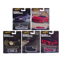 "Fast & Furious" 2024 5 piece Set J Diecast Model Cars by Hot Wheels