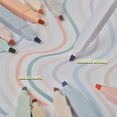 thumbnail image 1 of 6 Pieces Highlighter Marker Pens Set Hand Account Highlighter For Student Color Painting Sketch Art Chisel Tip Highlighter, 1 of 8