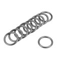 thumbnail image 1 of Uxcell 0.79'' Hebilla de O Ring O-Rings para accesorios de bolsa de hardware, cinturón, manualidades DIY, aleación de zinc, negro, 10 piezas, 1 of 3