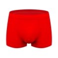 thumbnail image 1 of Ropa interior de algodón para hombre, bóxers de talla grande para hombre gordo, transpirables, 3D, sin costuras, sexys, de algodón rojo para jóvenes, 1 of 6